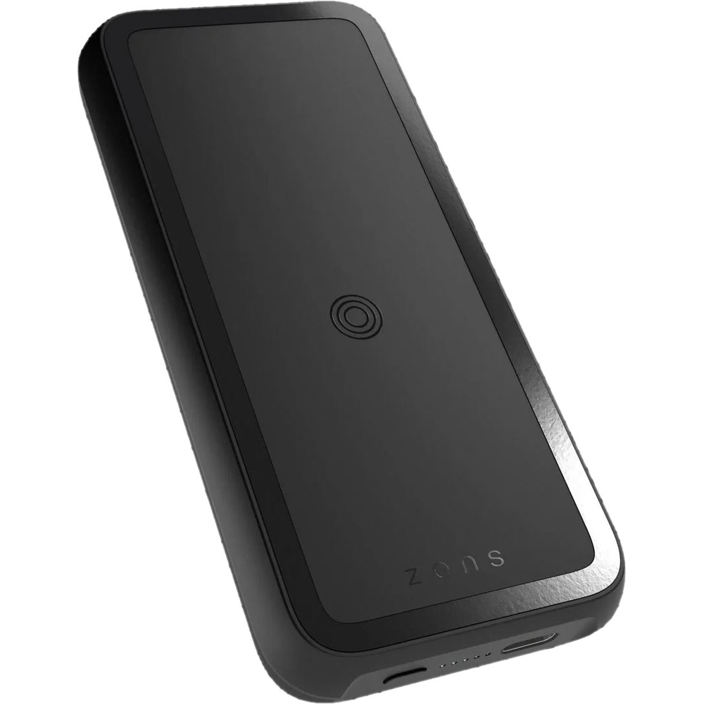 Внешний портативный аккумулятор ZENS Magnetic 10000 mAh wireless powerbank со встроенной подставкой.